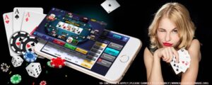 Mobile poker game interface